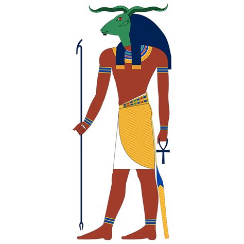 Antropomorfní zobrazení egyptských bohů