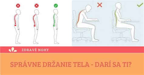 Ilustrácia zobrazujúca správne držanie tela a relaxačné techniky