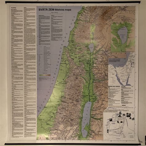 Biblická mapa zasľúbenej krajiny