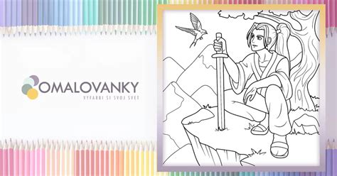 Muž s ohnivým mečom symbolizujúci Barana