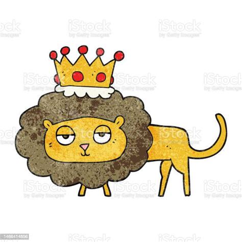 Ilustrácia Leva s korunou a zlatou hrivou