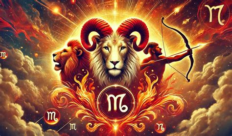 Ilustrácia ohnivých znamení: plameň