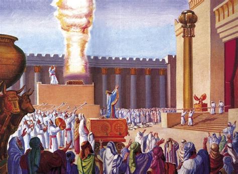 Ilustrácia obetovania v jeruzalemskom chráme