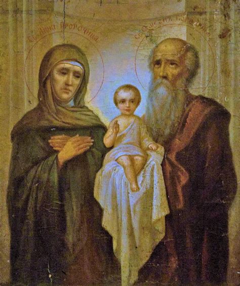 Anna a Simeon v chráme