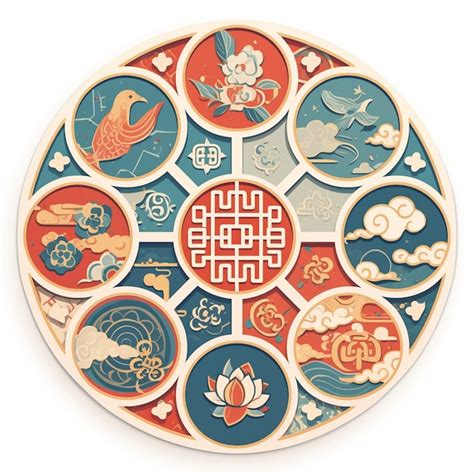 Tradičný čínsky symbol pre Feng Shui