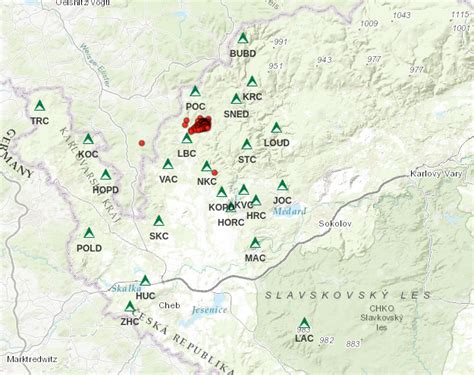 Mapa seizmicky aktívnej oblasti v Tichomorí