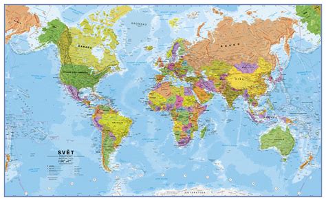 Mapa sveta s vyznačenými priaznivými smermi pre Východnú a Západnú skupinu