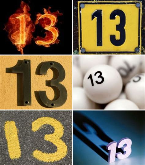 Symbol čísla 13 s energetickými vlnami