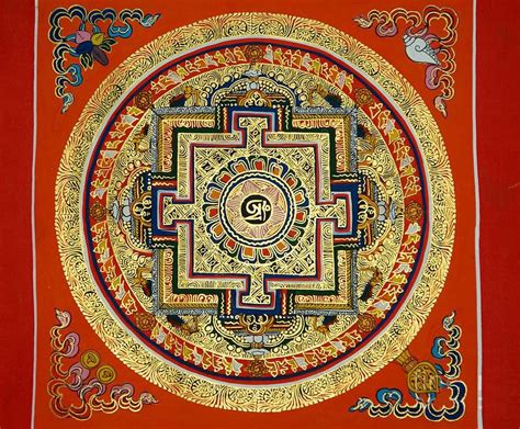 Budhistická mandala z piesku