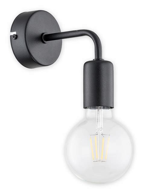 Moderné nástenné svietidlo v čiernej farbe