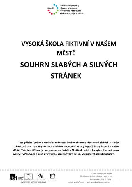 Symbolické znázornenie silných a slabých strán Leva