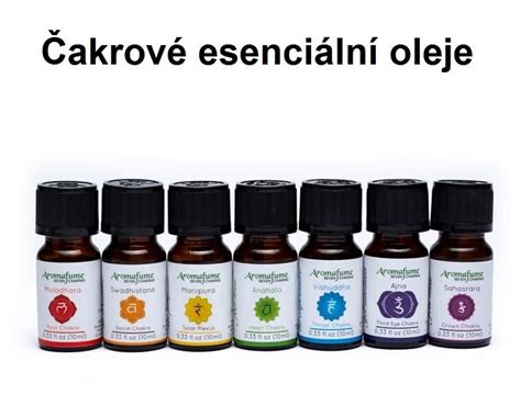 Zmes rôznych esenciálnych olejov