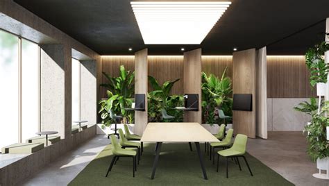 Moderná kancelária s prvkami feng shui