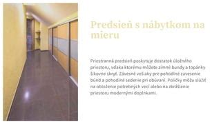 Priestranná a svetlá predsieň