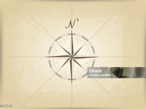 Ilustračná fotografia starého kompasu na mape