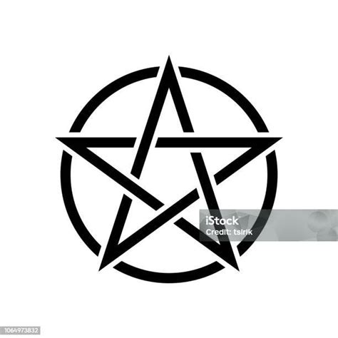 Pentakel s pentagramom v kruhu