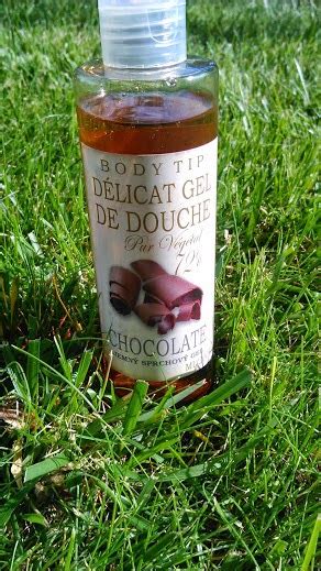 Ovocný a čokoládový sprchový gél