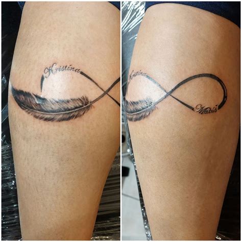 Tetovanie kombinujúce mandalu a pierko