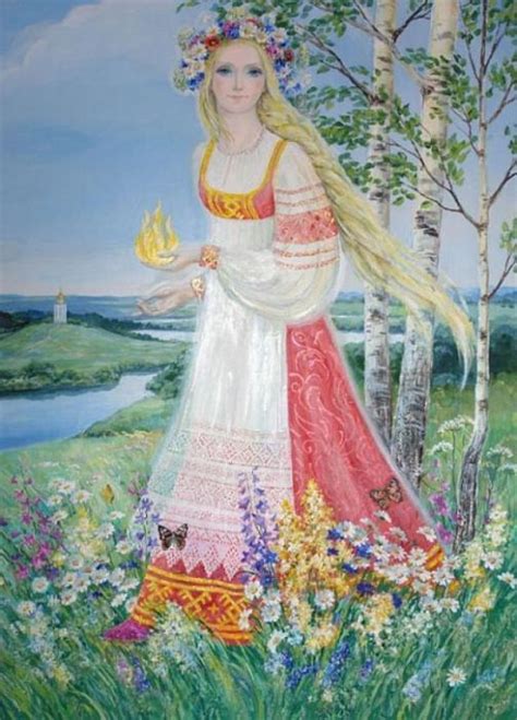 Slovanská bohyňa Lada v ľudovom umení