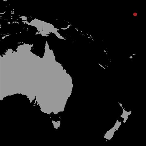 Mapa ostrovného štátu Kiribati