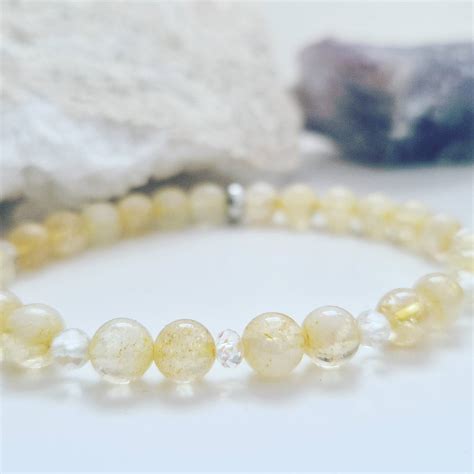 Žltý citrínový náramok