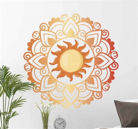 farebná slnečná mandala na okne