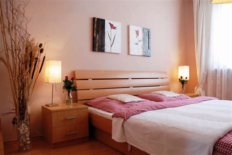 Koláž Feng Shui farieb pre spálňu