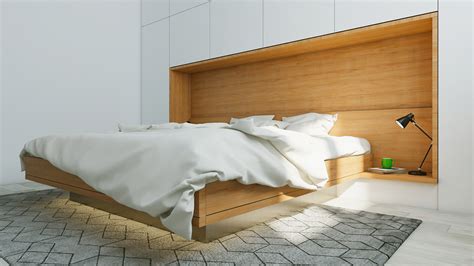 Minimalistická spálňa s funkčným nábytkom