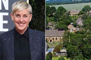 Fotografia usadlosti Ellen DeGeneresovej v Cotswolds