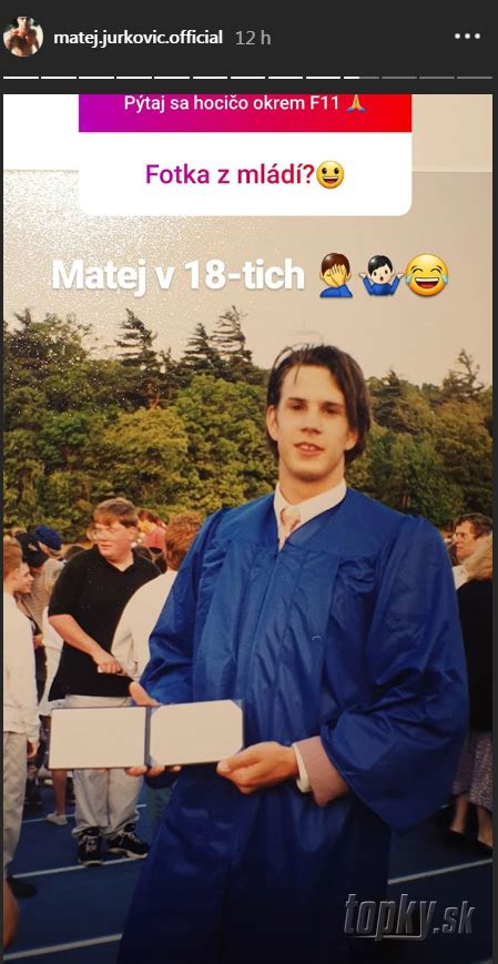 Matej Jurkovič v mladosti