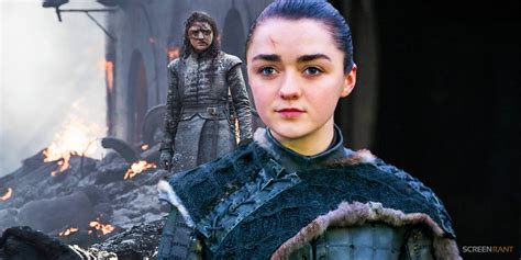 Arya Stark s mečom Ihla