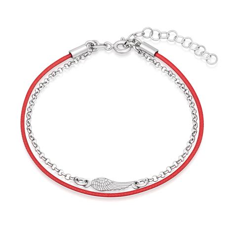 Náramok z polodrahokamov s červenou niťou