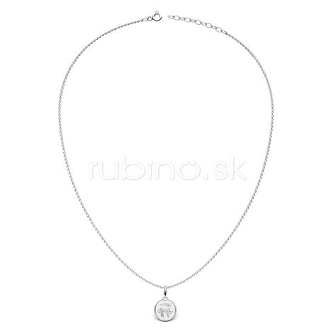 detail prívesku znamenia Baran so zirkónmi