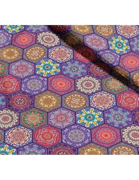 Mandala vzor na textile