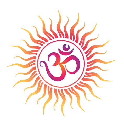 Symbol Om so špirálou symbolizujúcou nekonečno