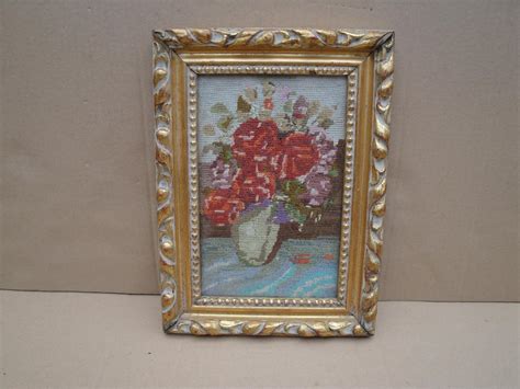 vyšívaný obraz portrétu