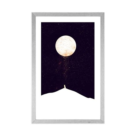 Ilustrácia ženy meditujúcej pod splnom Mesiaca