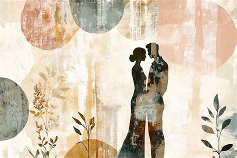 Ilustrácia romantického páru pod hviezdnou oblohou