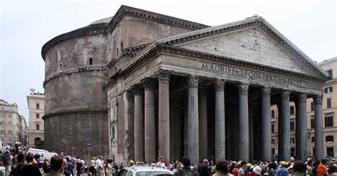 Ilustrácia rímskeho panteónu