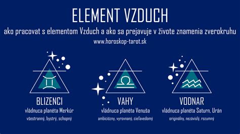 Symboly znamení Váhy a Vodnár