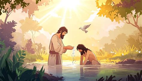 Ján Krstiteľ krstí Ježiša