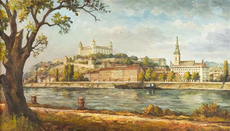 Panoráma Bratislavy s mystickým nádychom