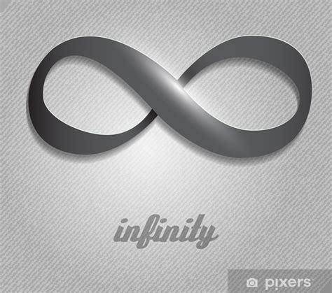 Symbol nekonečna prepojený s číslami