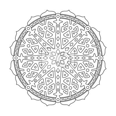 Geometrický vzor mandaly