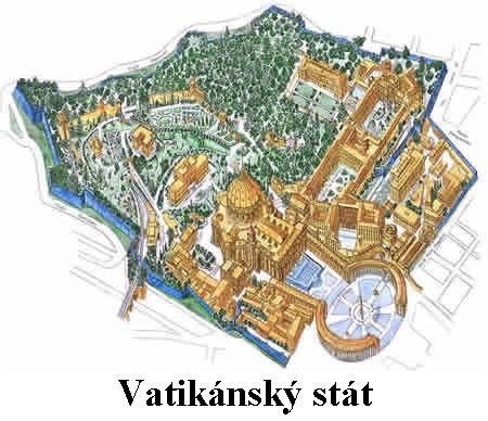 Mapa Vatikánu