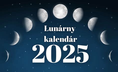 Lunárny kalendár s fázami Mesiaca