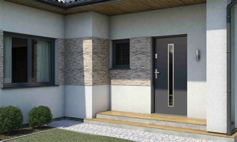 Drevené vchodové dvere v zelenej farbe