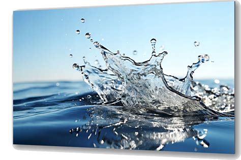 Obraz s motívom bambusu a vody