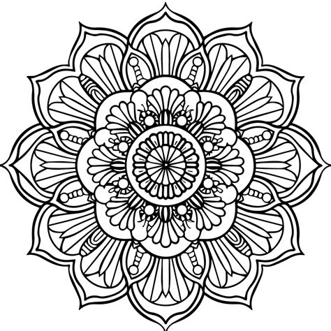 Mandala vzor