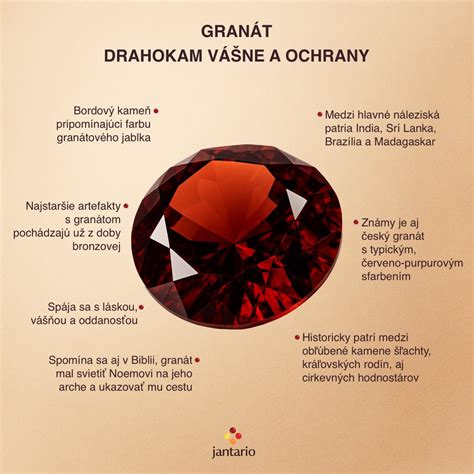 oranžovočervený granát